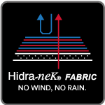 HIDRA NEK FABRIC OUTER FABRIC TREATED WITH A WINDPROOF AND WATERPROOF LAYER